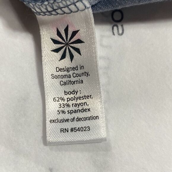 Athleta Topanga Stretch MIDI Dress Pullover Ruched Leisure Soft & Comfortable M - Picture 10 of 13